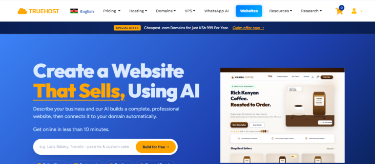 Truehost Kenya Review (2026): Is It Worth It? Speed, Pricing, Pros & Cons
